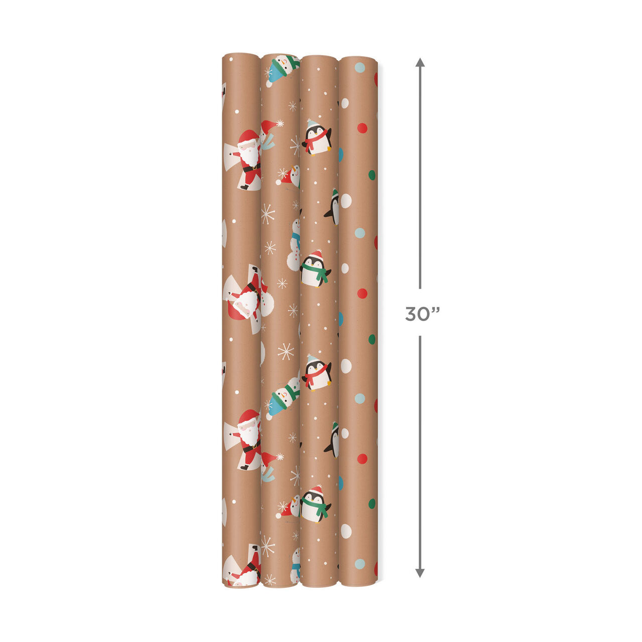 Kraft Christmas Wrapping Paper for Kids  image number 7