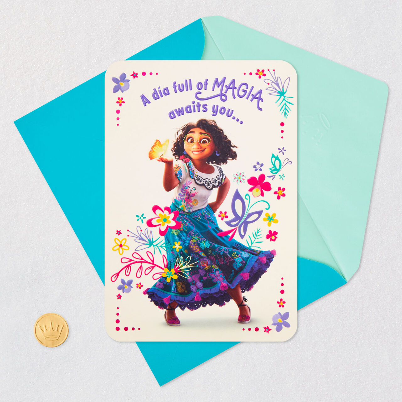 Disney Encanto Mirabel Day Full of Magic Bilingual Birthday Card, , large image number 4