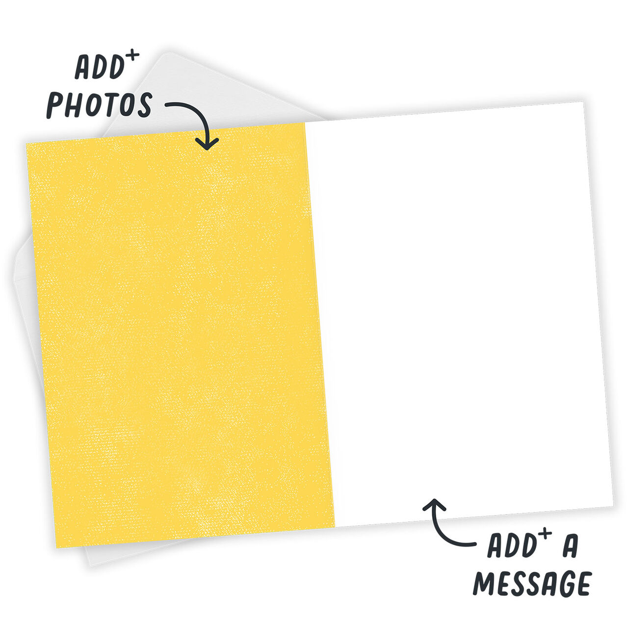 Personalized White Outline Thank-You Photo Card  image number 3