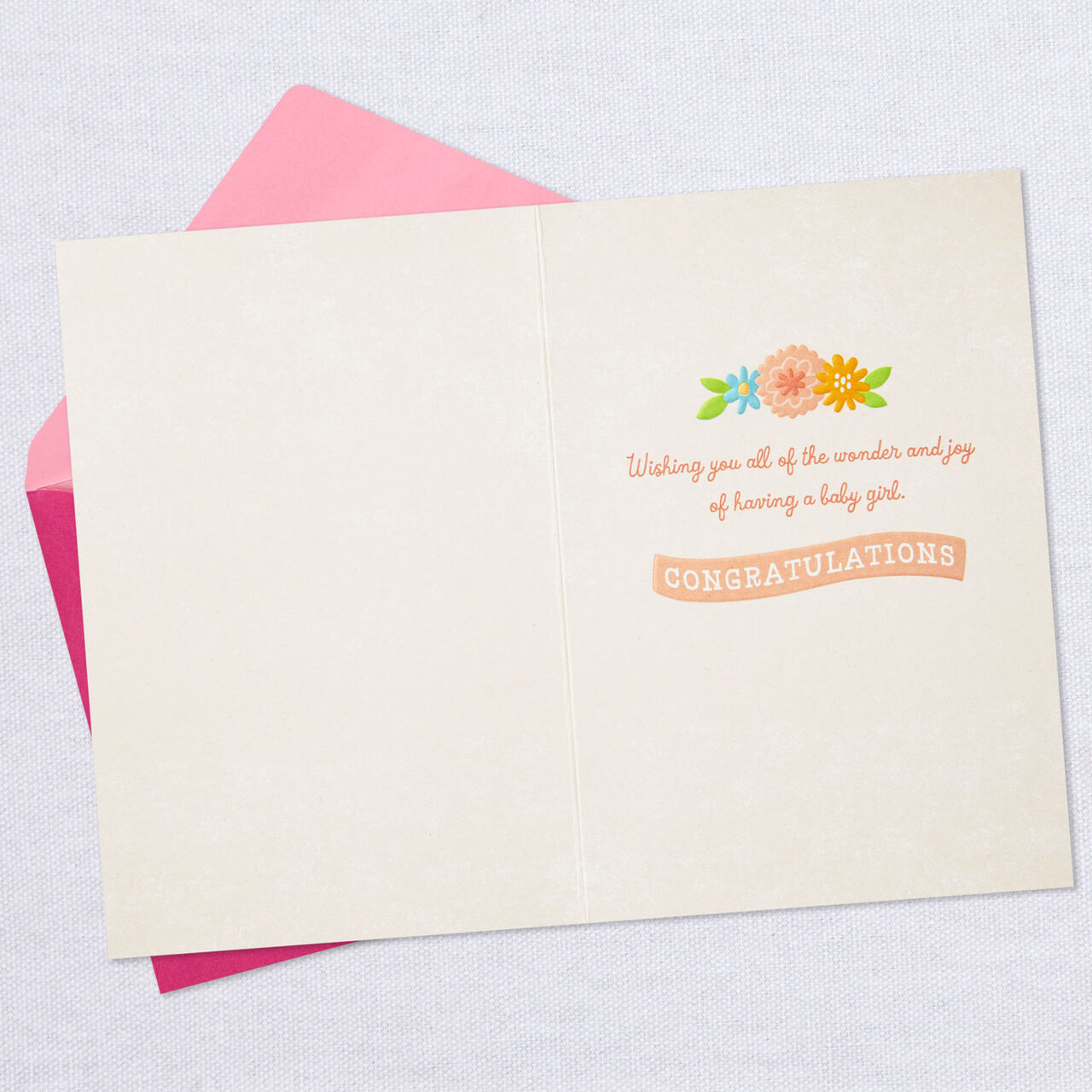 Full of Giggles New Baby Girl Card, , large image number 2