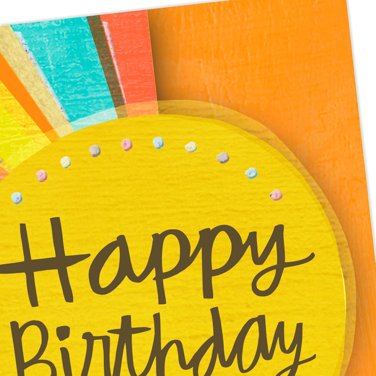 Sun Rays Birthday Card, , large image number 3