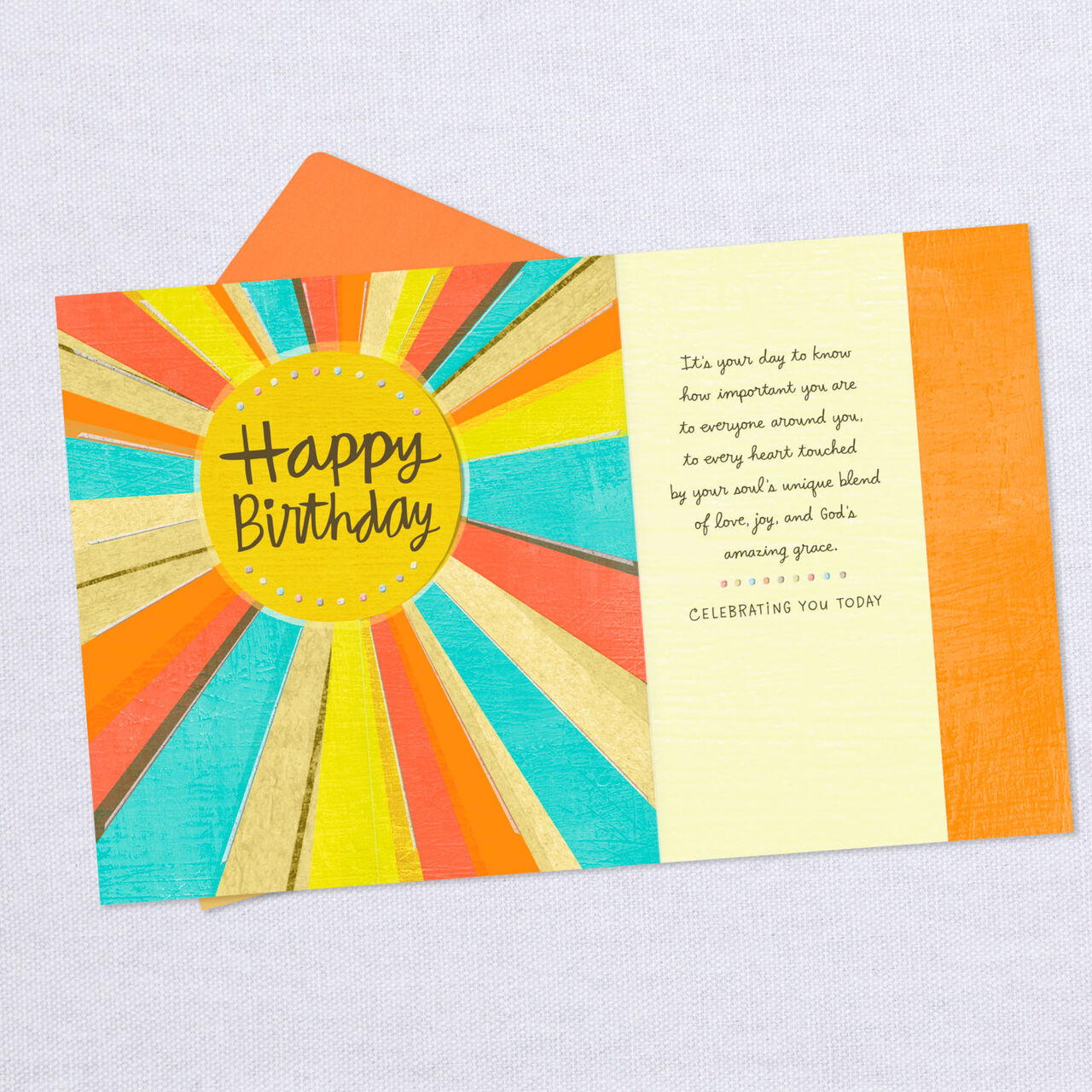 Sun Rays Birthday Card, , large image number 2