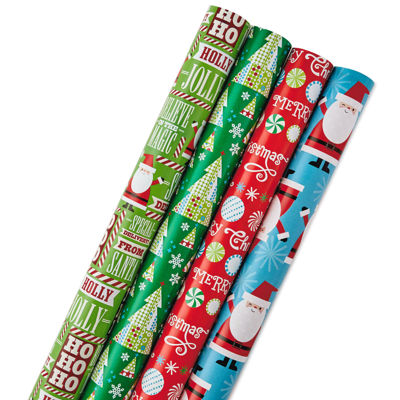 Christmas Cheer Assortment Reversible Wrapping Paper  image number 0