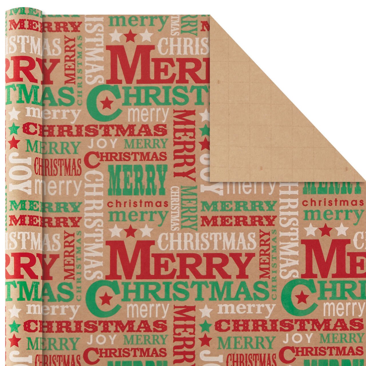 Colorful Kraft Assortment Christmas Wrapping Paper  image number 2