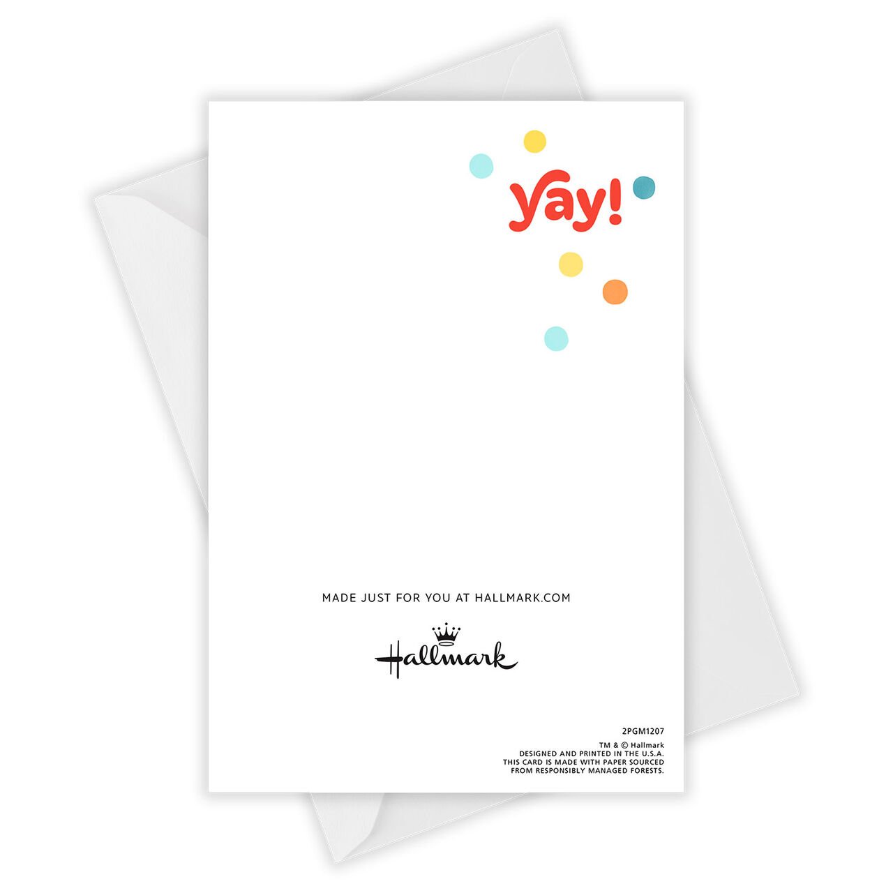 Personalized White Outline Vertical Birthday Photo Card  image number 4