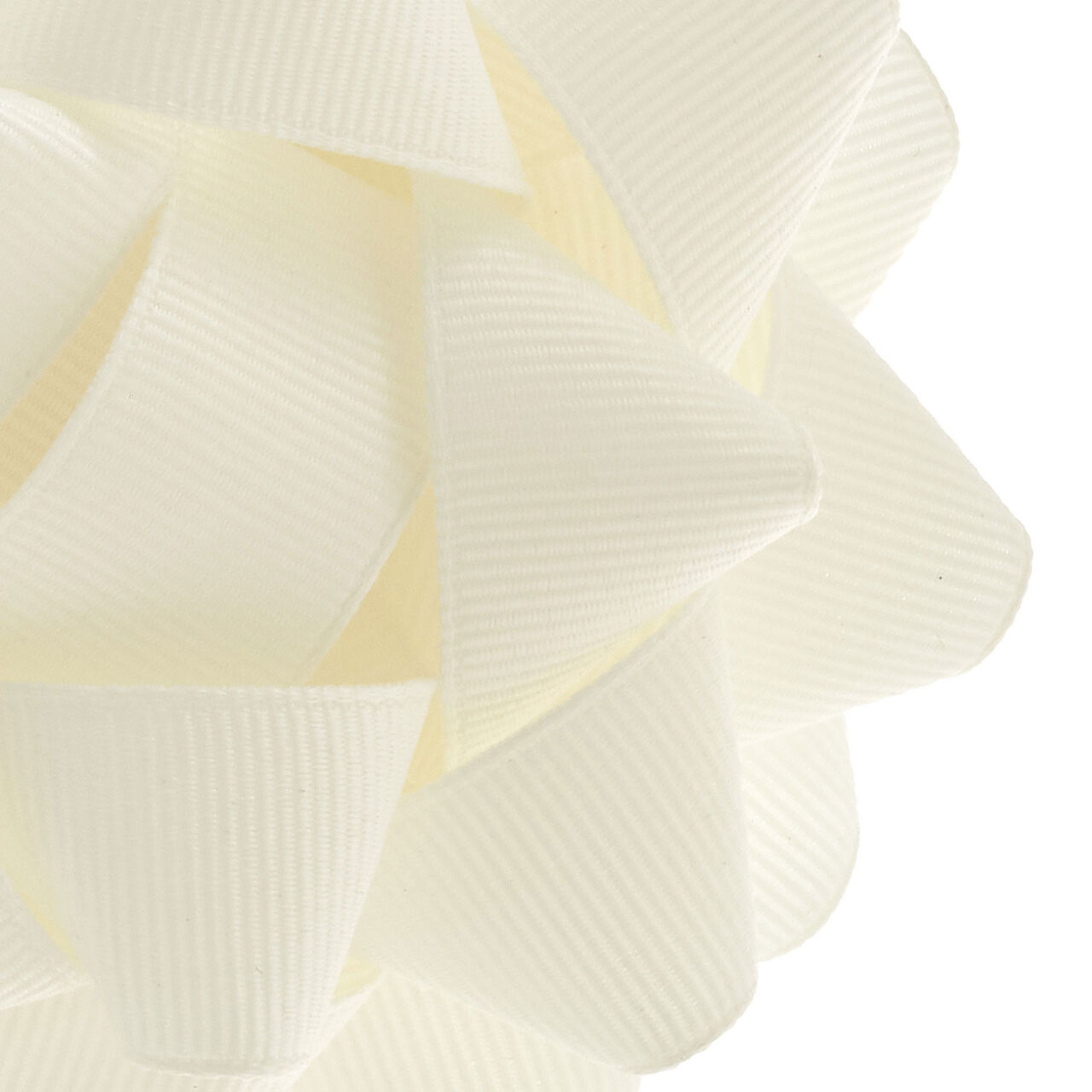 4.6" Cream Grosgrain Ribbon Gift Bow, Cream, large image number 3