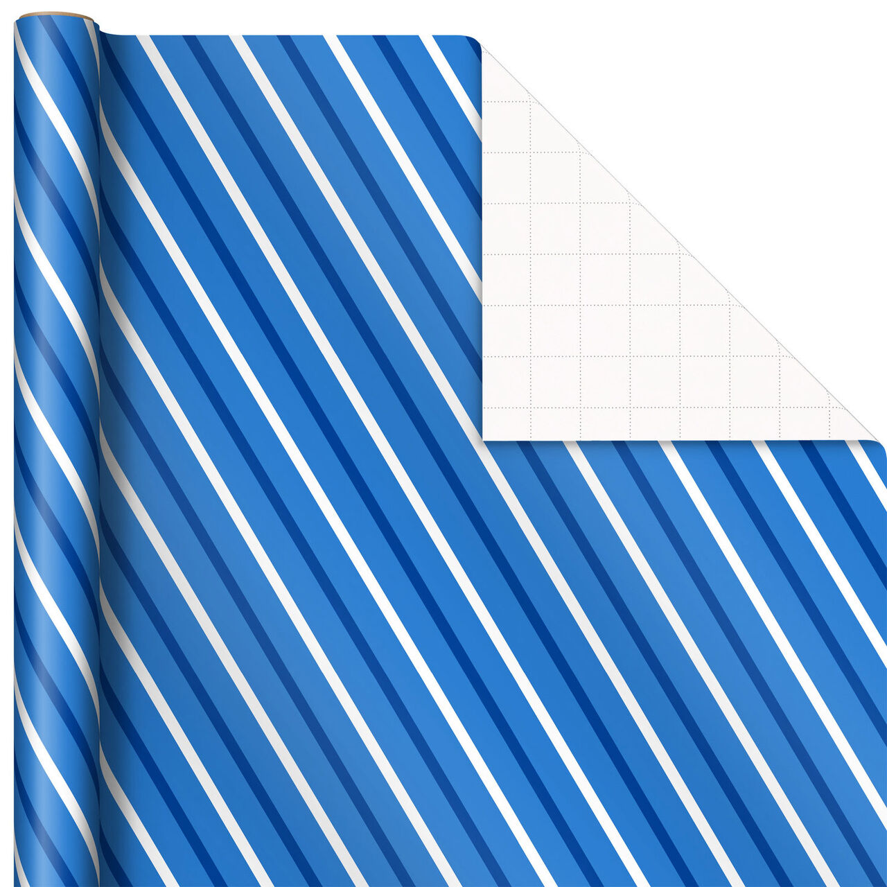 Winter Wonder 4-Pack Blue and White Wrapping Paper Wrap Square image number 4