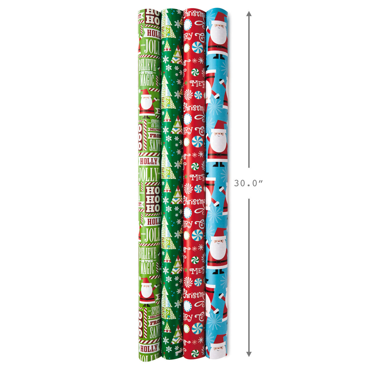 Christmas Cheer Assortment Reversible Wrapping Paper  image number 2