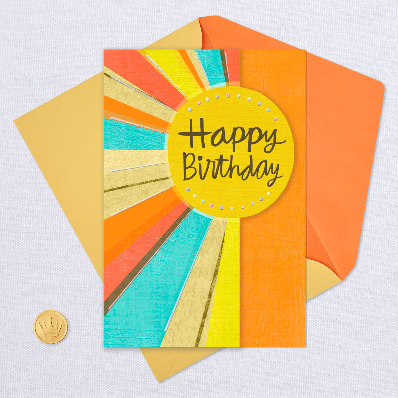 Sun Rays Birthday Card, , large image number 4