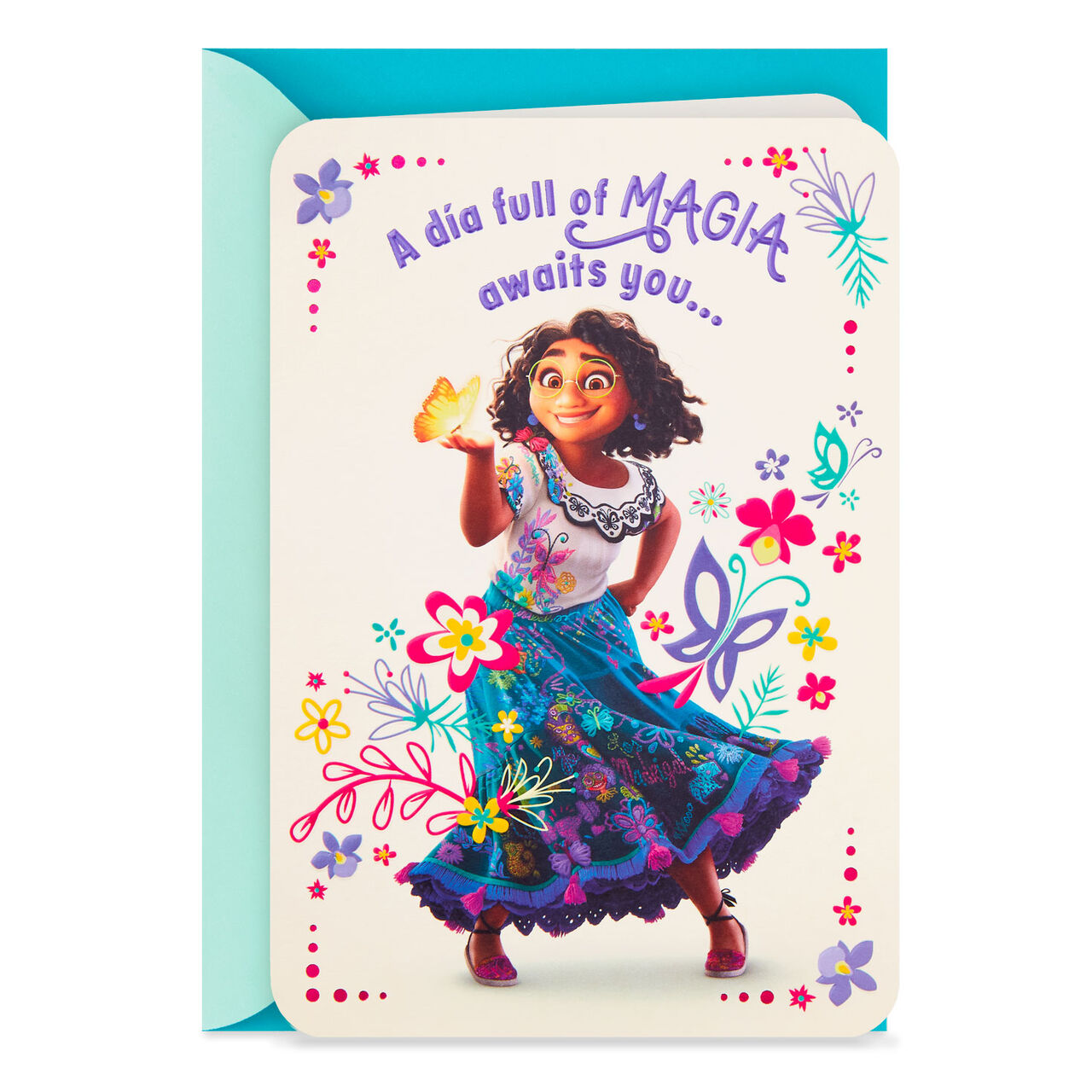 Disney Encanto Mirabel Day Full of Magic Bilingual Birthday Card, , large image number 0