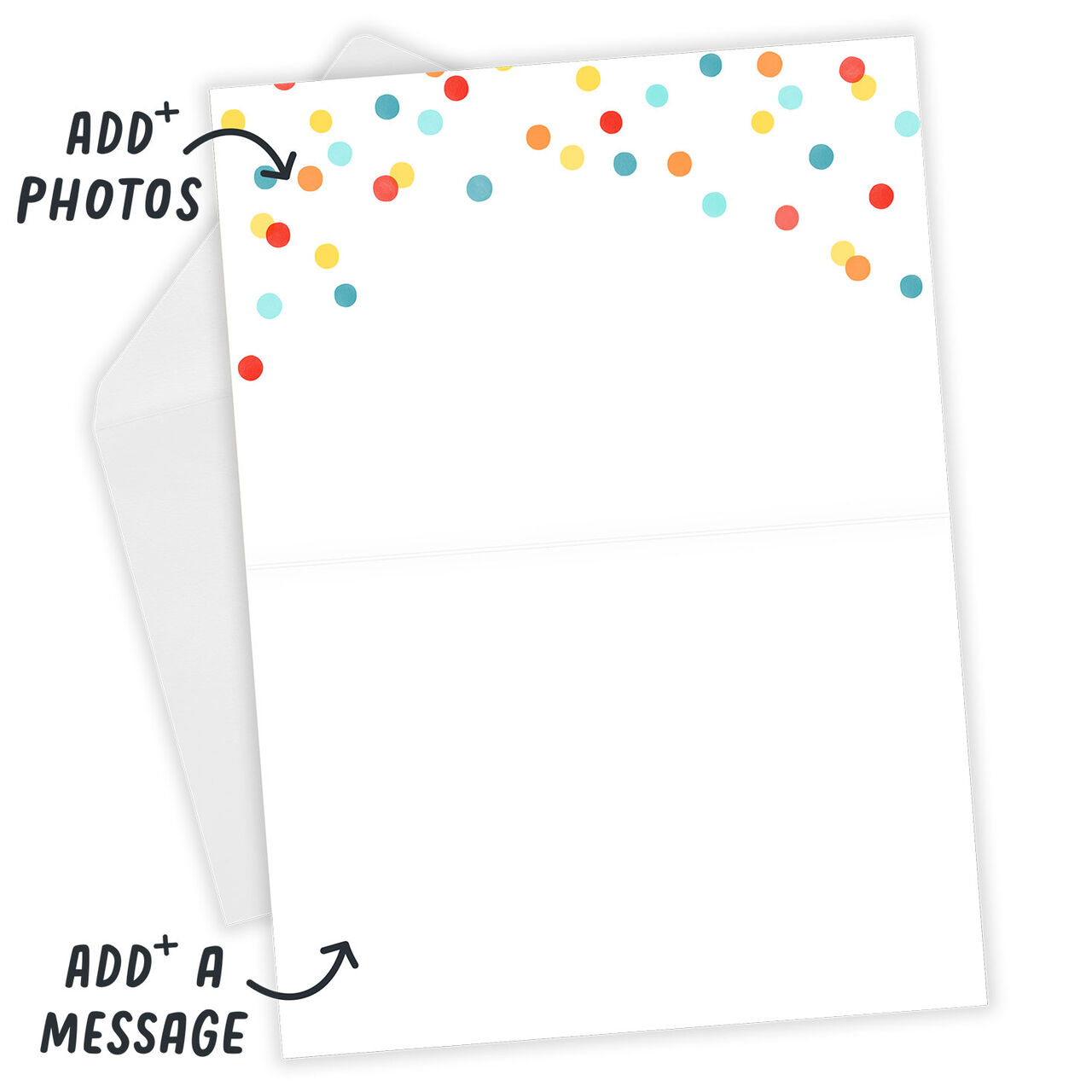 Personalized Full Photo Birthday Photo Card, 5x7 Horizontal, , large image number 3