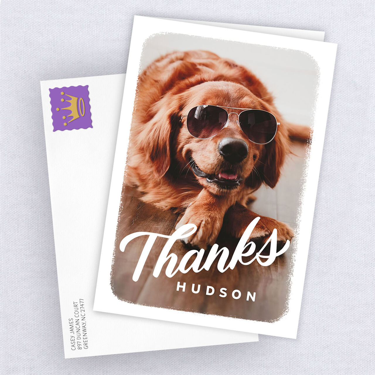 Personalized Full Photo Thank-You Card, , large image number 3