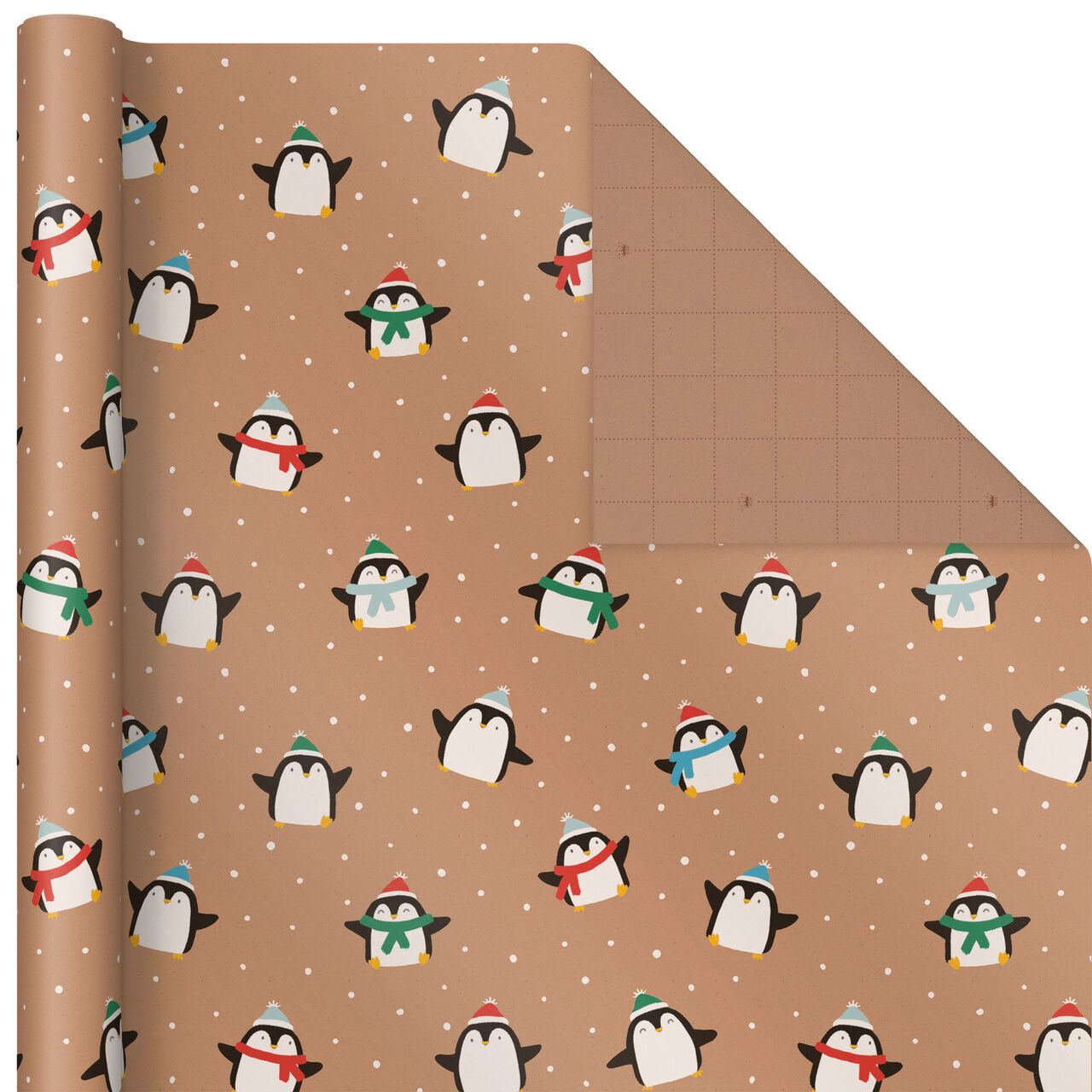 Kraft Christmas Wrapping Paper for Kids  image number 4