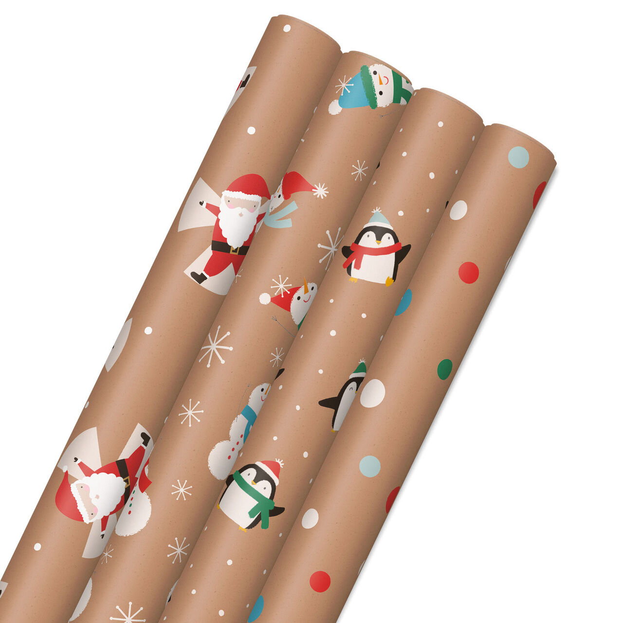 Kraft Christmas Wrapping Paper for Kids  image number 0