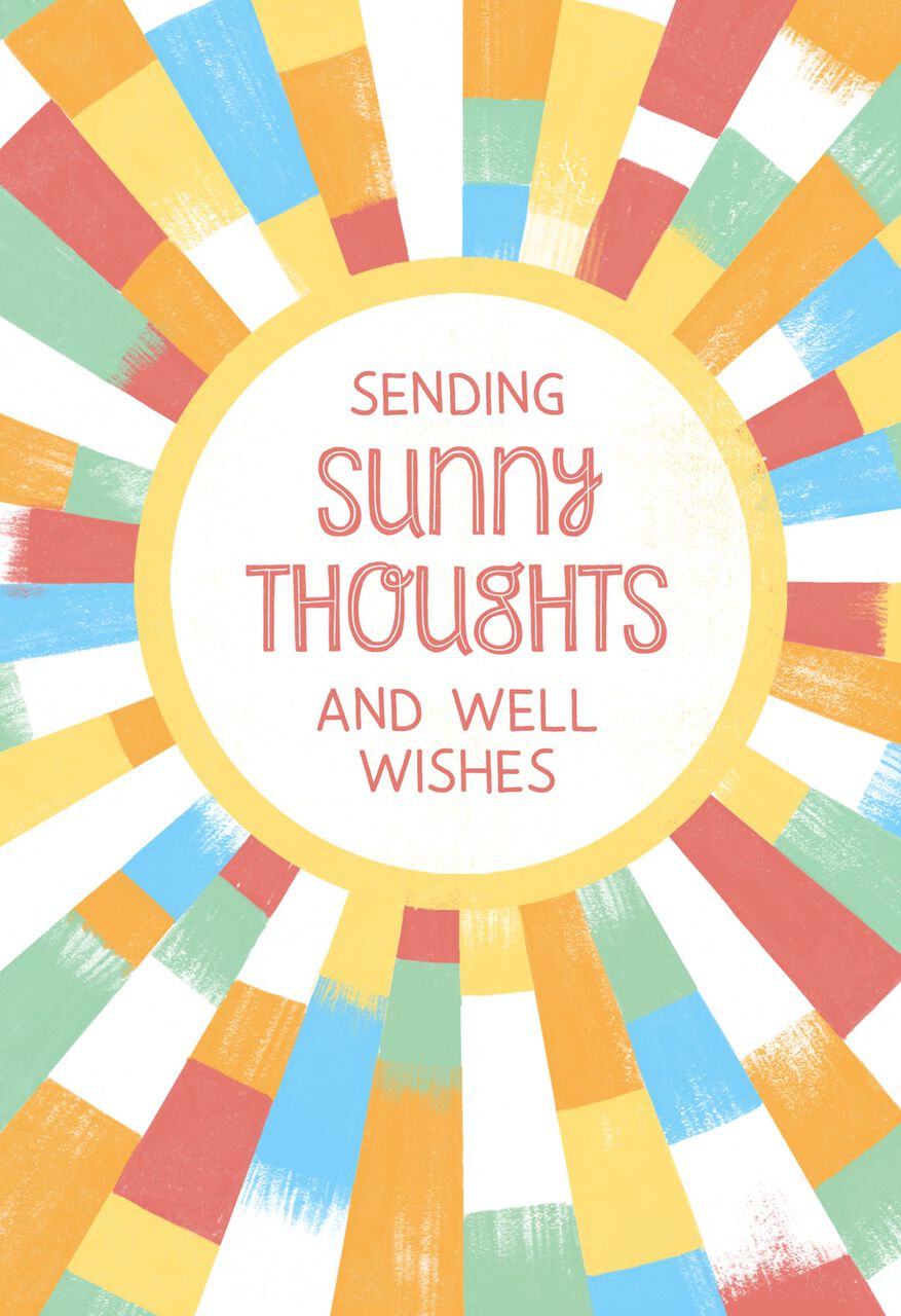 Sunny Thoughts Encouragement Card