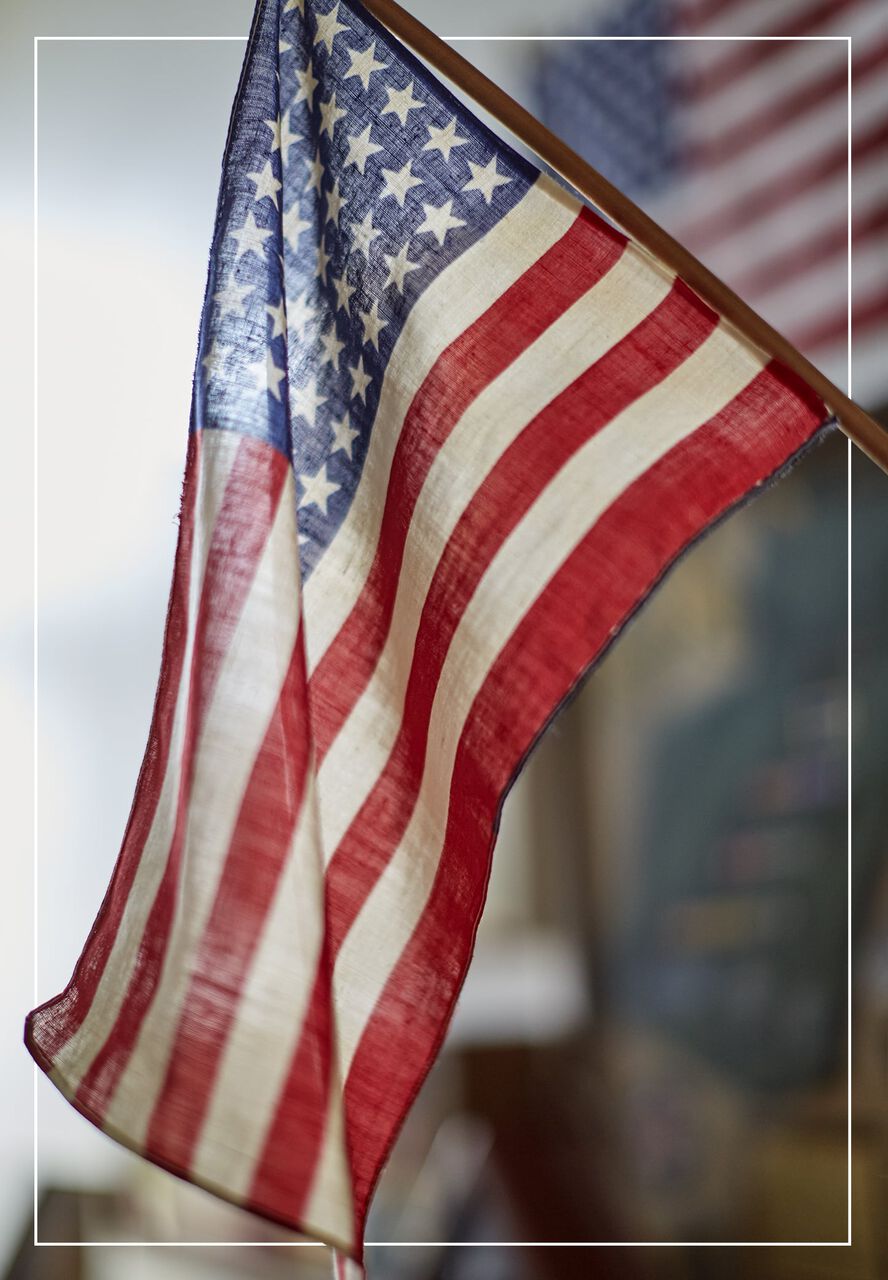 American Flag Military Appreciation Card
