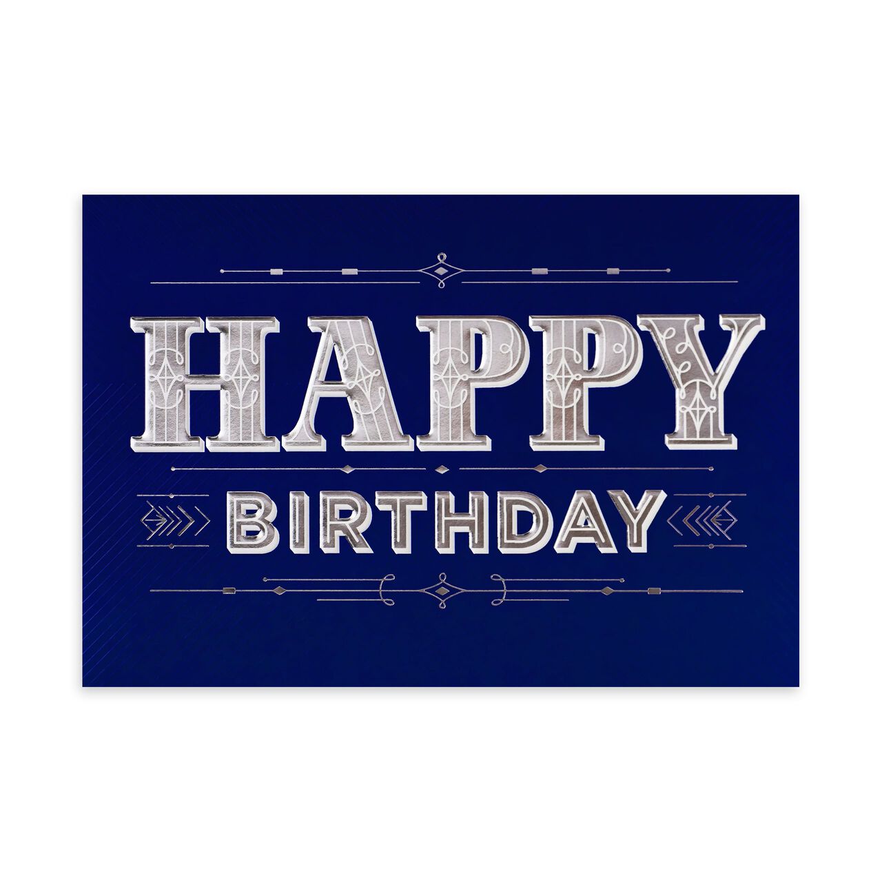 Silver & Sapphire Premium Birthday Card image number 0