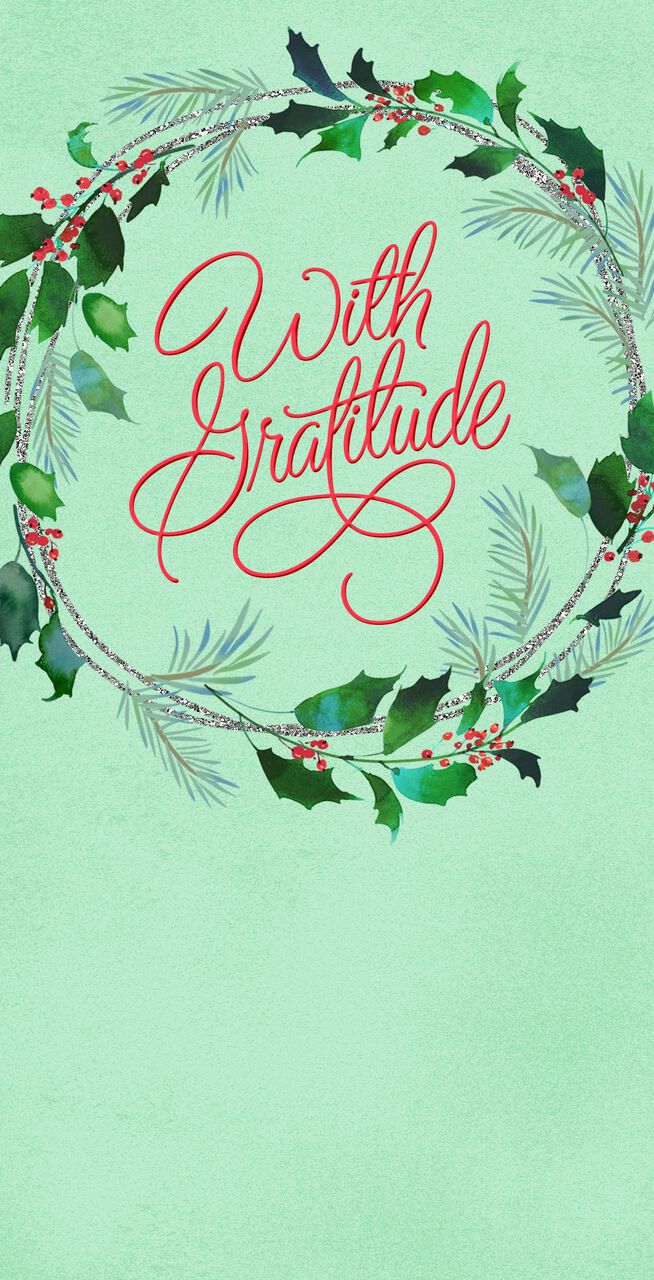 With Gratitude Holiday Money Holders