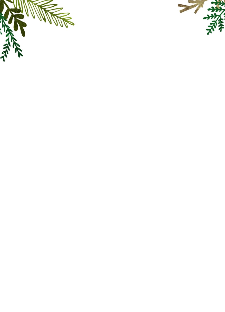 Seasonal Sprigs Holiday Card
