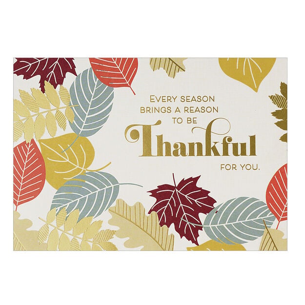 Every Season Thankful Thanksgiving Cards