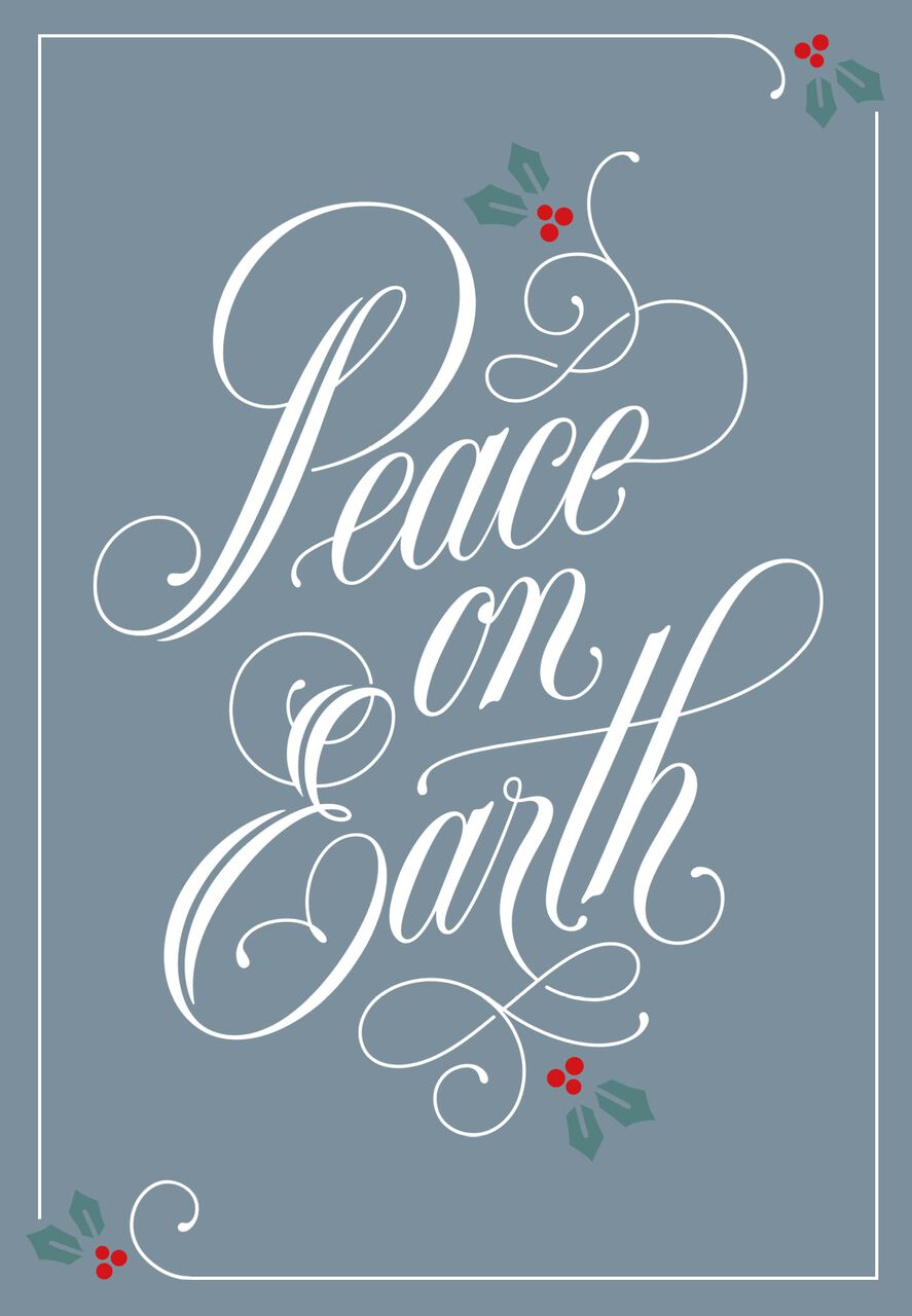 Peace on Earth Christmas Card