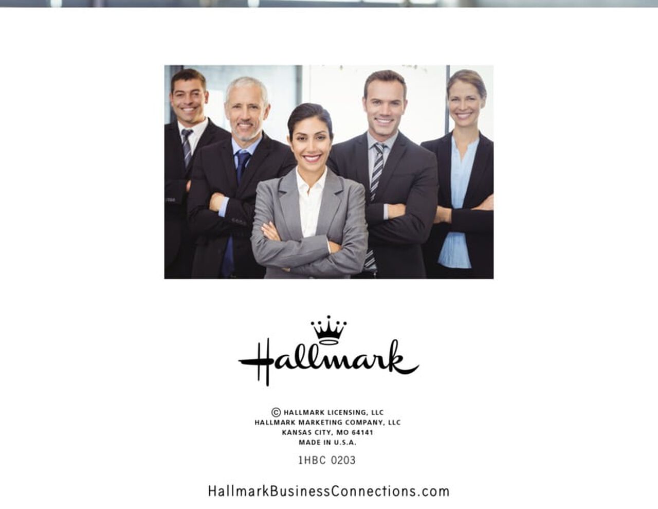 Fully Customizable Horizontal Folded Photo Notecard