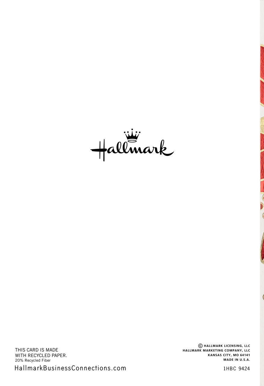 Premium Poinsettia Spanish Holiday Card