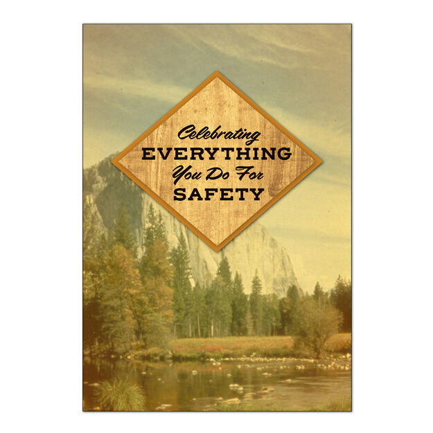 Scenic Valley Safety Appreciation Card