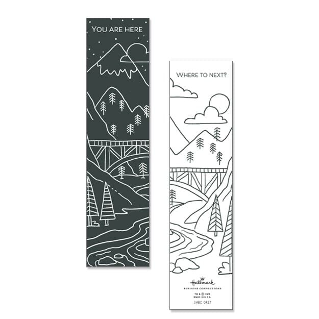 Where To Next Mountains Bookmark