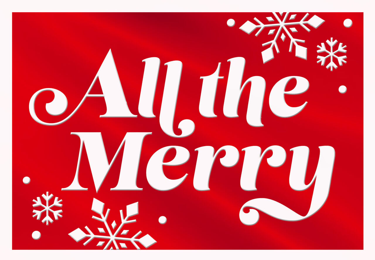 All the Merry Holiday Card