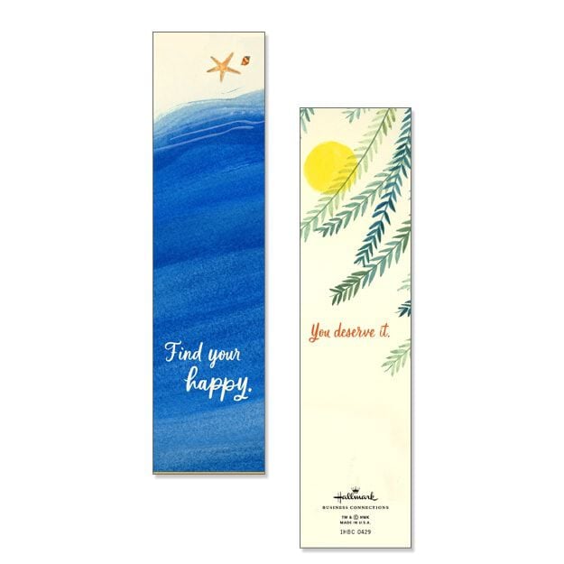 Find Your Happy Beach & Willow Bookmark