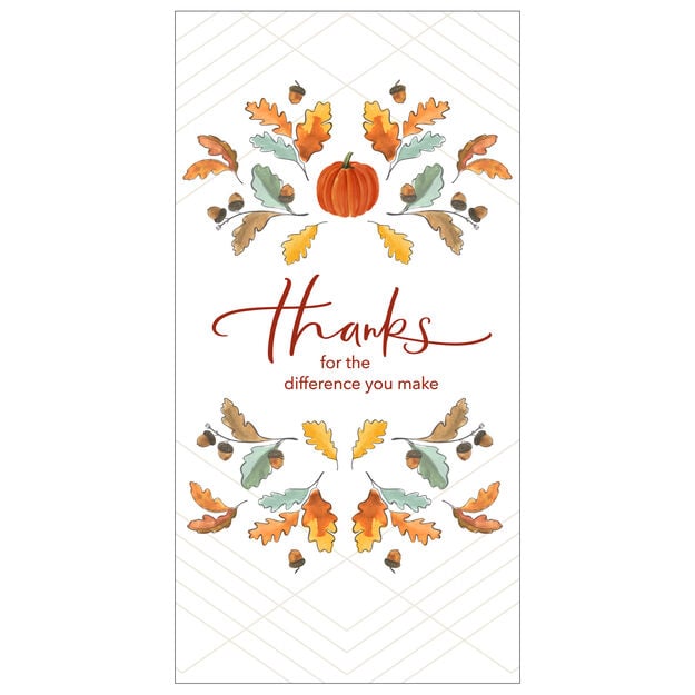 Difference You Make Thanksgiving Employee Appreciation Card