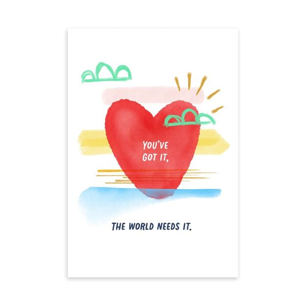 World Needs More You Appreciation Card