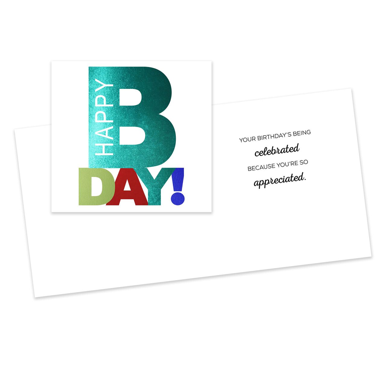 Assorted Square Birthday Cards 25 Pack image number 1
