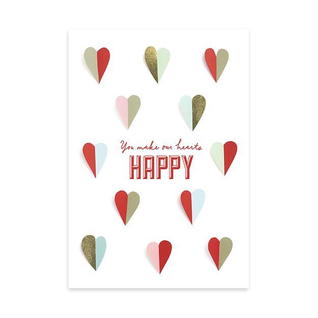 Make Hearts Happy Valentine’s Day Card