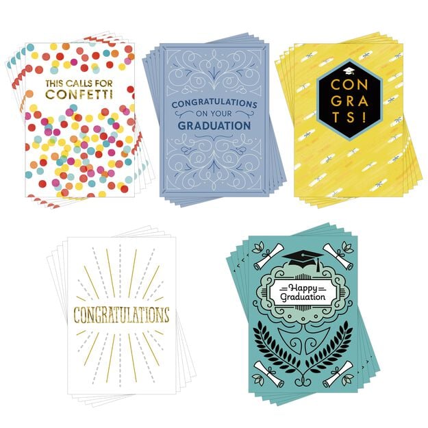 Assorted Graduation Cards 25 Pack