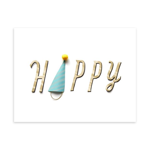 Party Hat Happy Birthday Card