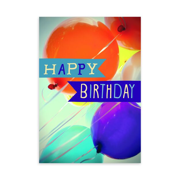 Balloon Bouquet Birthday Card