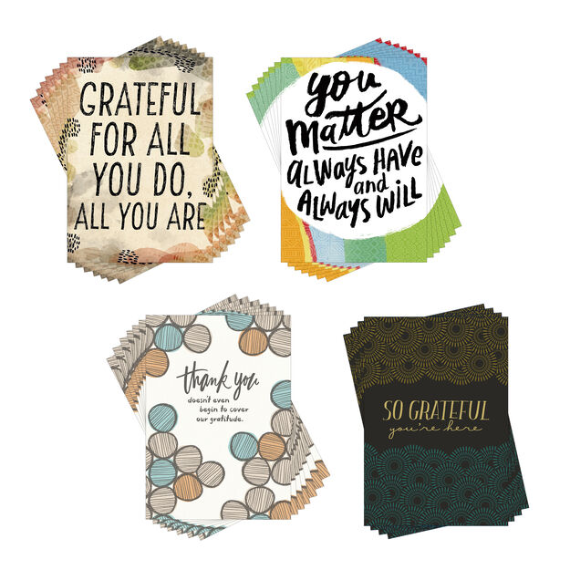 So Grateful Assorted Appreciation Cards 25 Pack