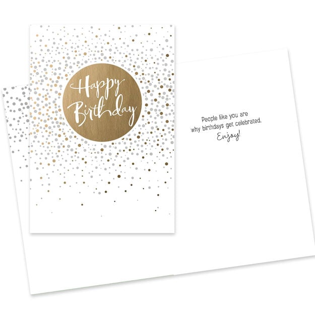 Merry & Bright Colorful Trees Assorted Christmas Cards 100 Pack