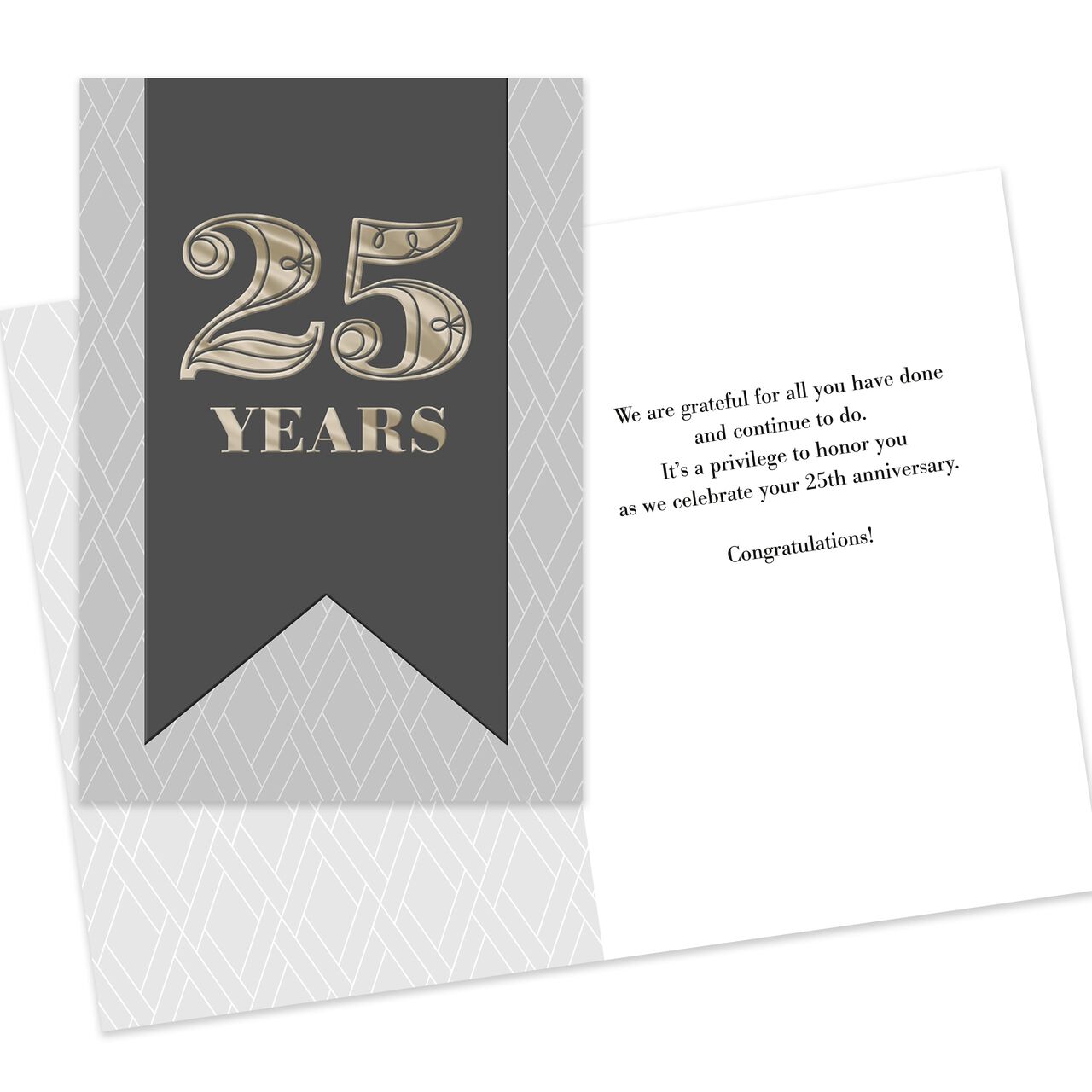 Milestone Years Assorted Work Anniversary Cards 25 Pack image number 7