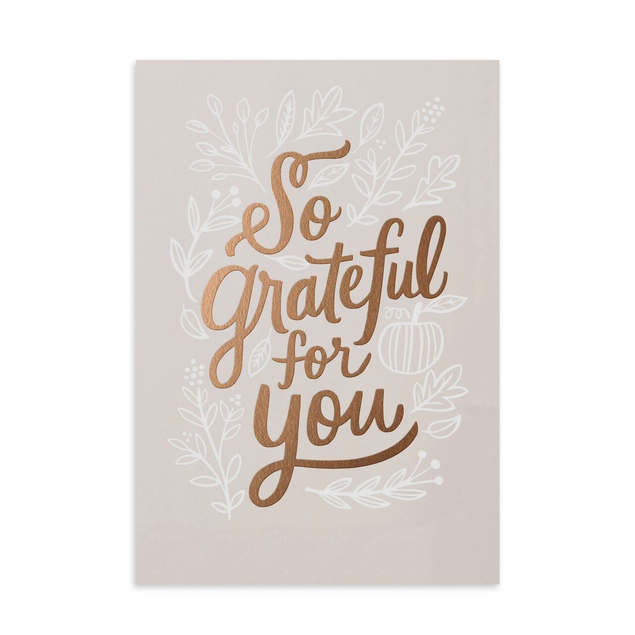 So Grateful Thanksgiving Card image number 0