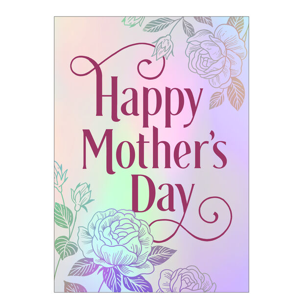Ombr&eacute; Floral Mother's Day Card