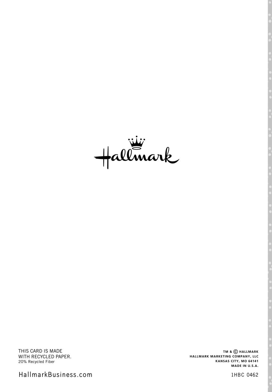 Stenciled Dot Grid 10-Year Work Anniversary Card