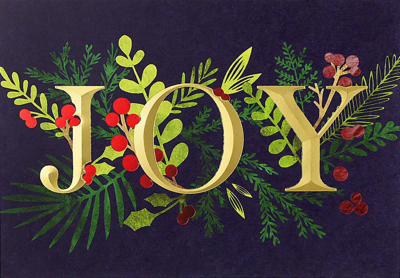 Seasonal Sprigs Holiday Card