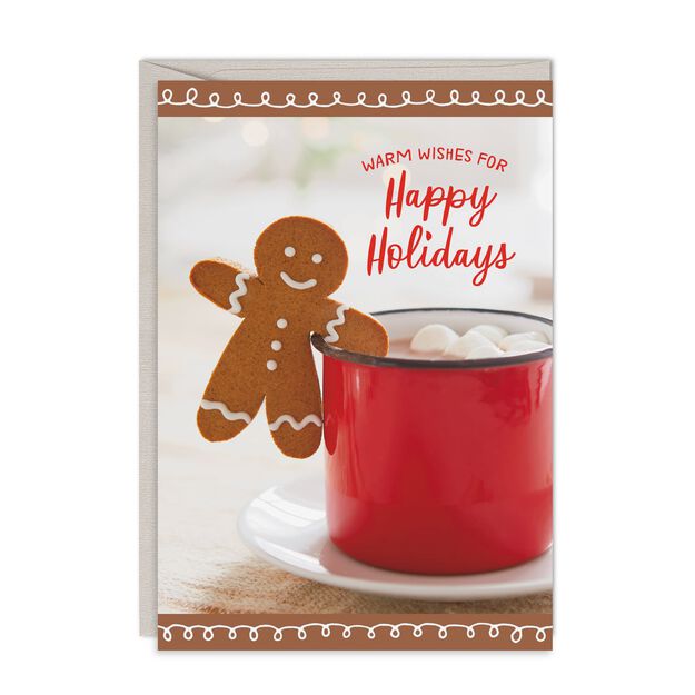 Gingerbread & Cocoa Holiday Card