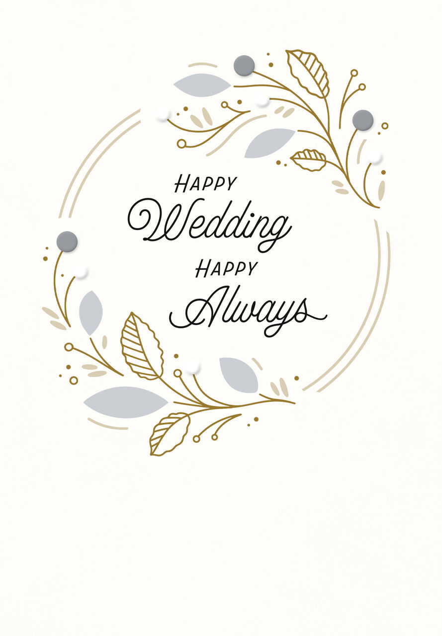 Happy Always Wedding Card