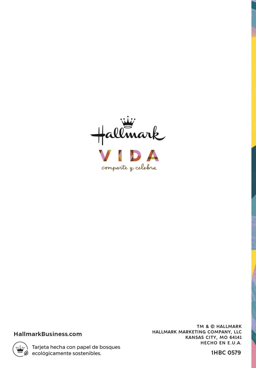Bright Hello Spanish Just Because Card