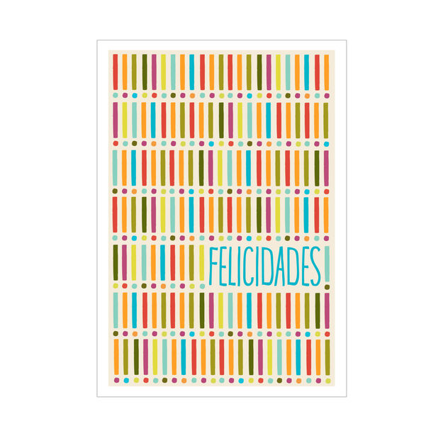 Colorful Exclamation Spanish Congratulations Card