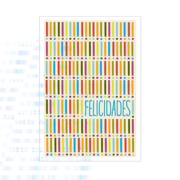 Colorful Exclamation Spanish Congratulations Card